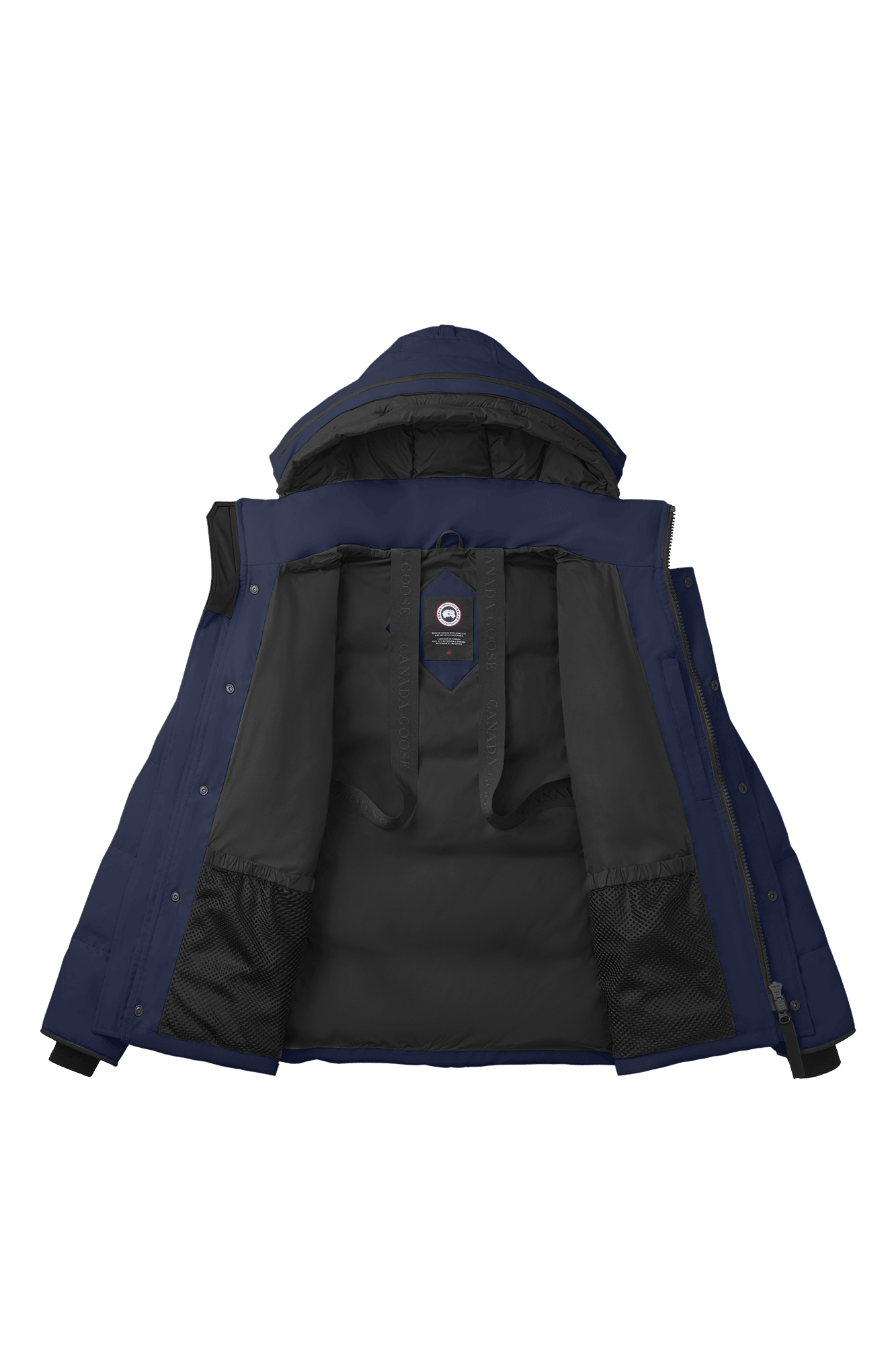 Canada Goose Wyndham – Marineblauer Classic Label-Parka
