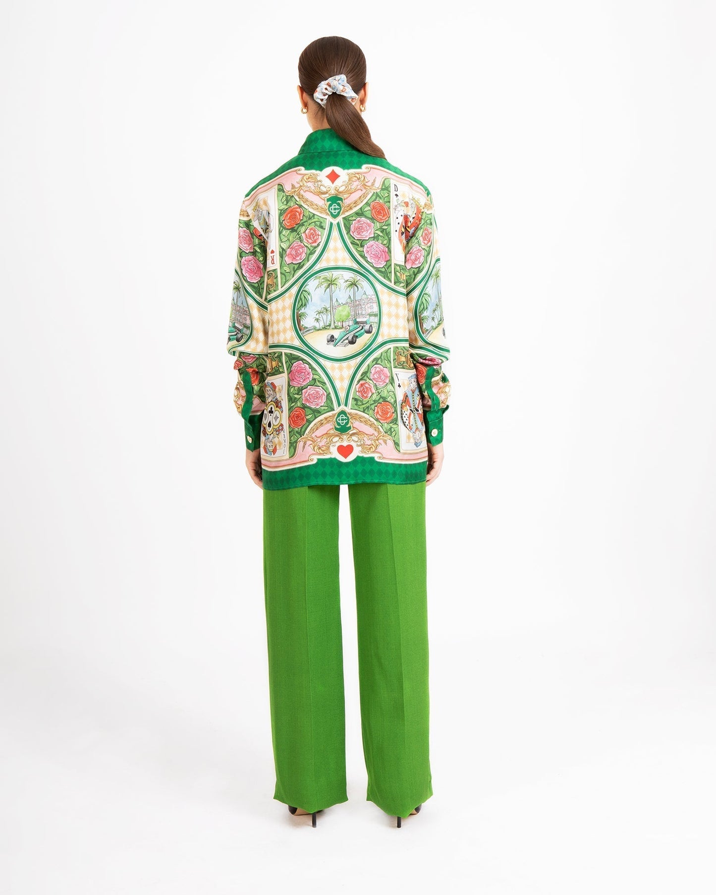 Le Jardin Des Cartes Silk Shirt