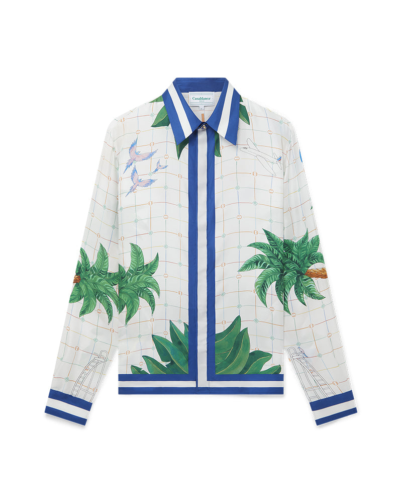 Tennis Club Classic Silk Shirt