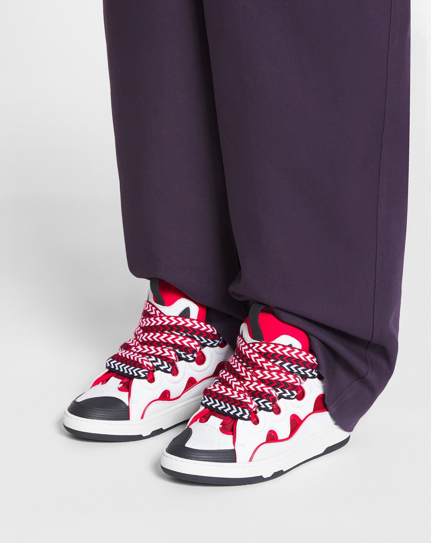 Rosa-weiße Sneaker von Lanvin