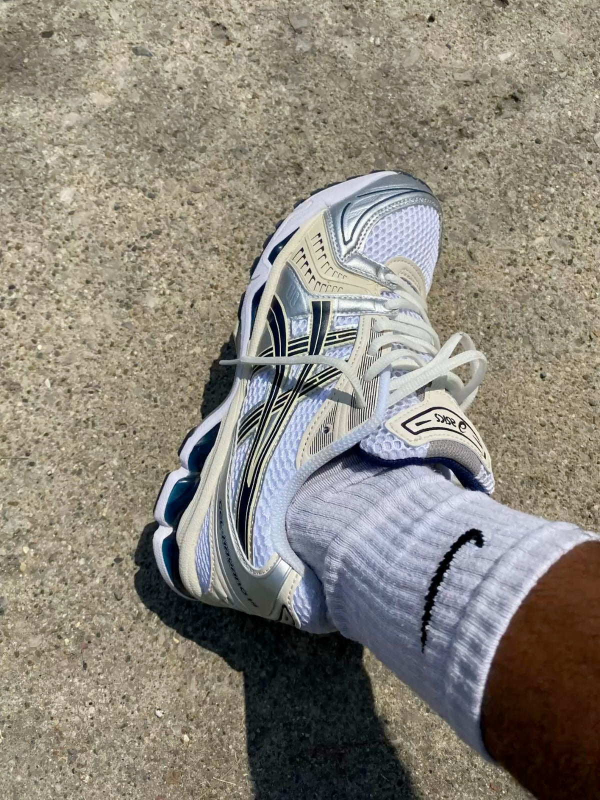Asics Gel Kayano 14 Weiß Creme