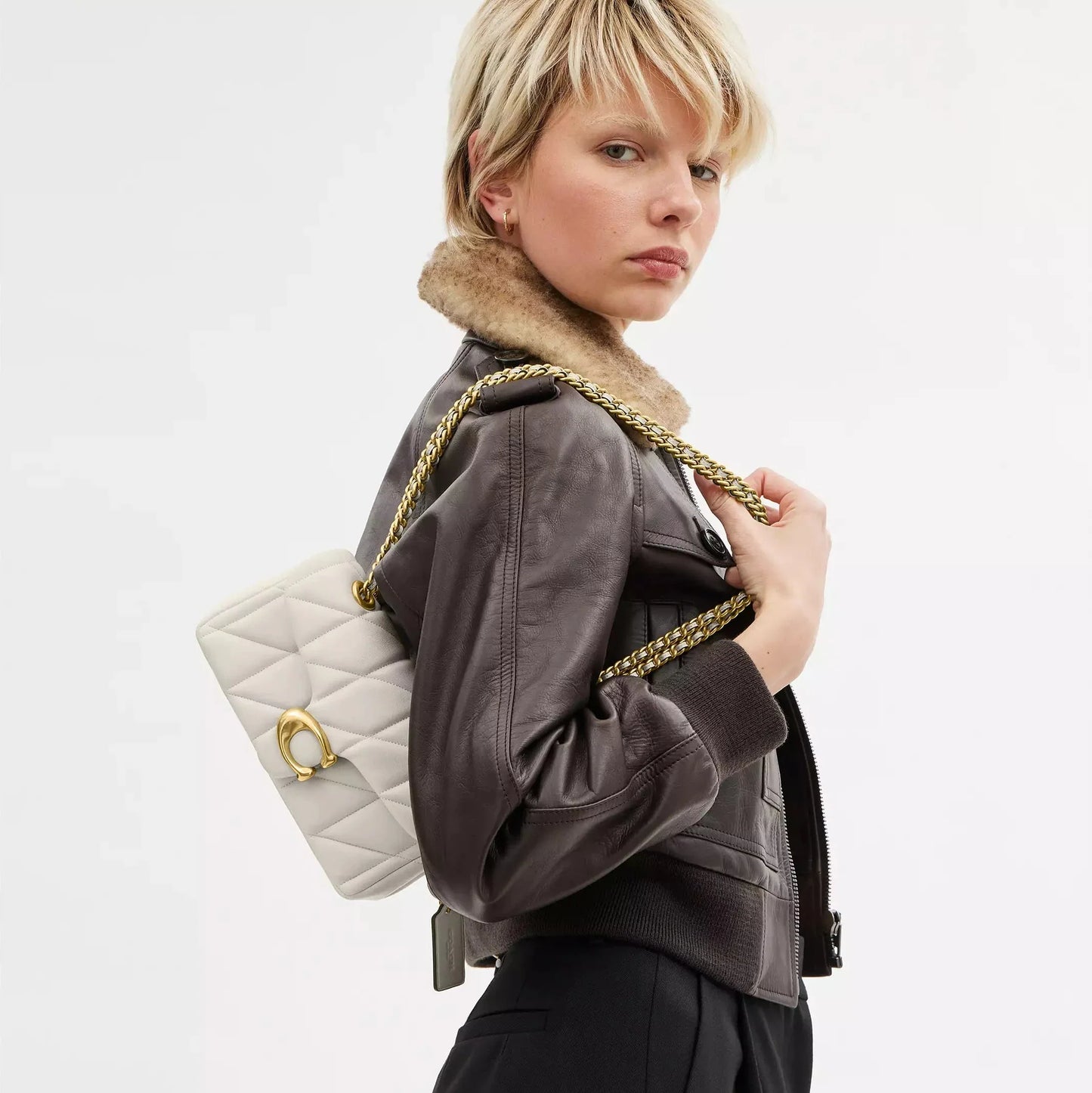 Coach - Quilted Tabby 26 - Kreide