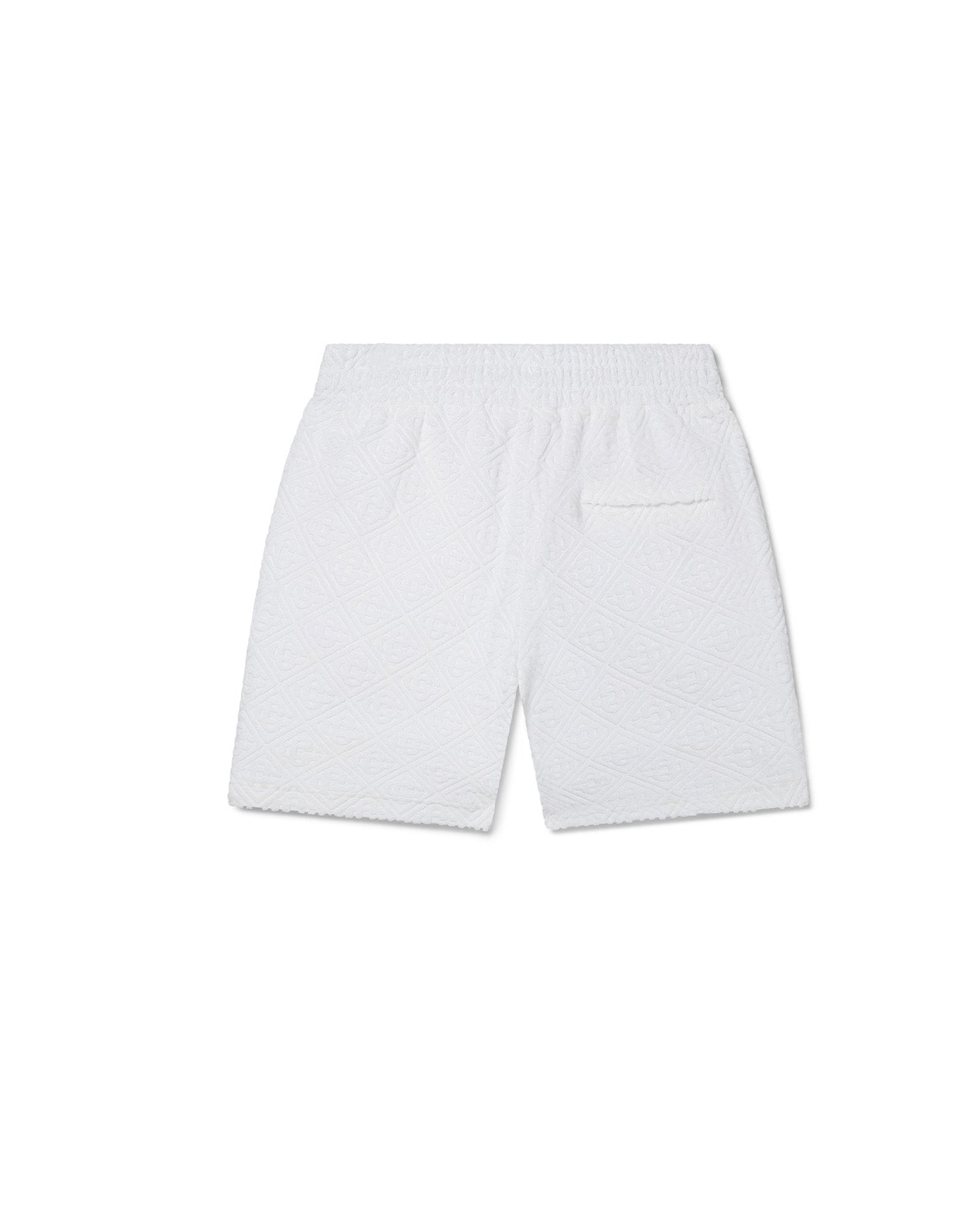 Frottee-Shorts mit Monogramm