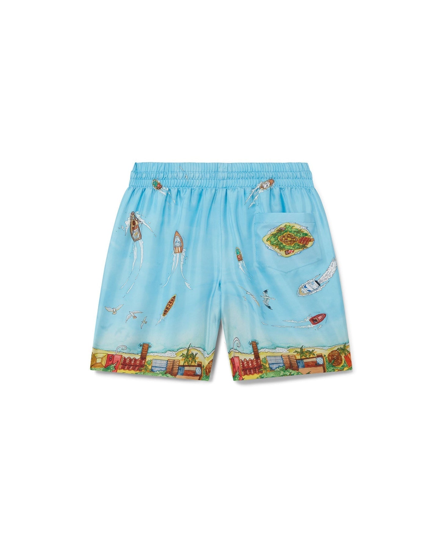 Seidenshorts „House on Stilts“