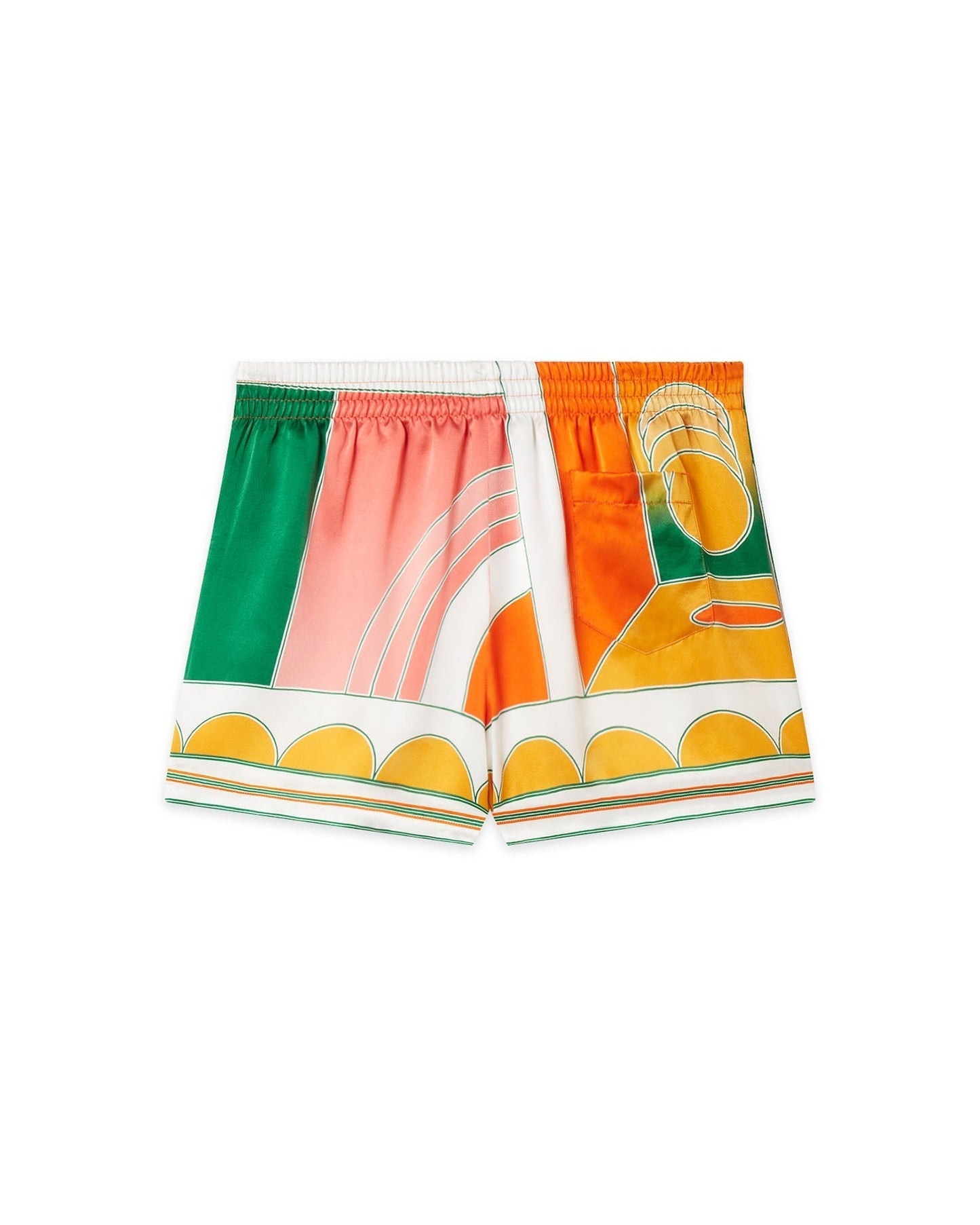 Summer Court Silk Shorts