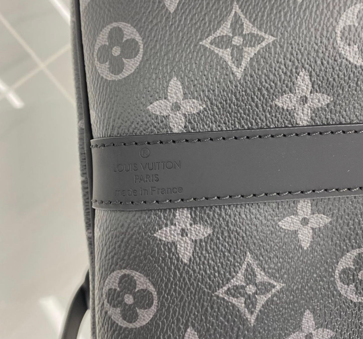 Sac de voyage Louis Vuitton Gris 60 cm