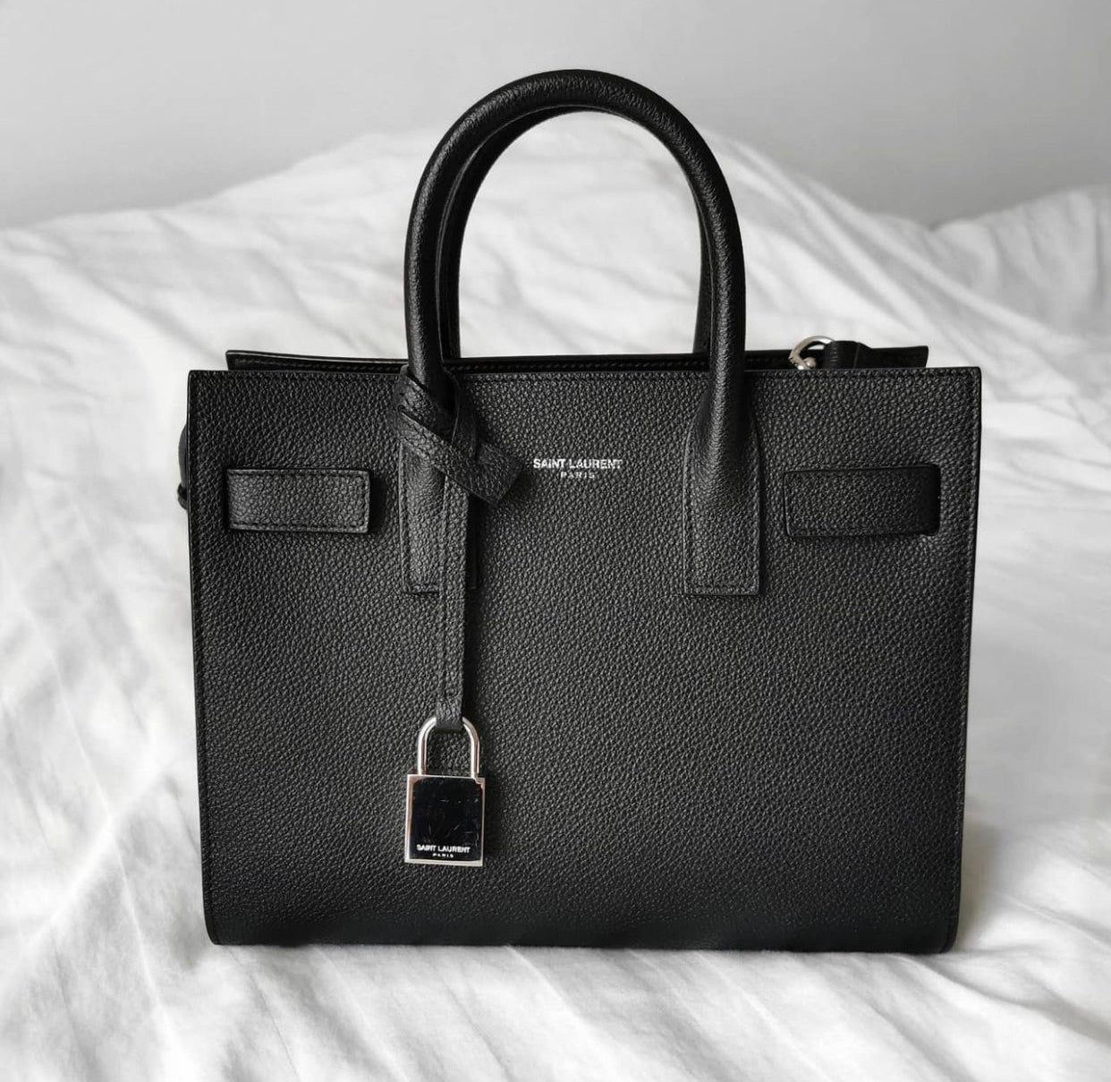 Yves Saint Laurent Schwarze Tagestasche