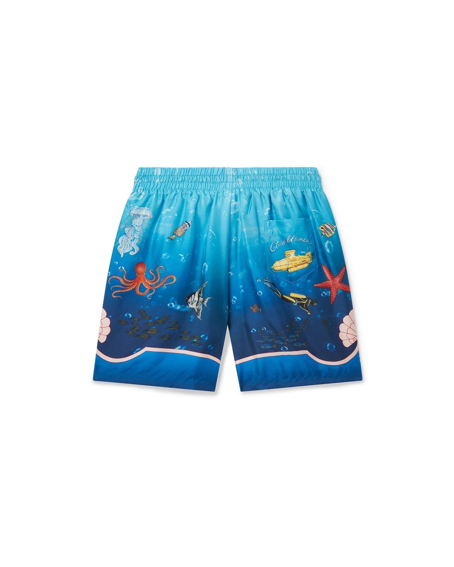 Fond Marin Silk Shorts
