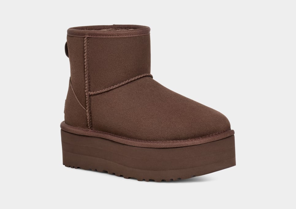 Klassischer Mini-Plateaustiefel