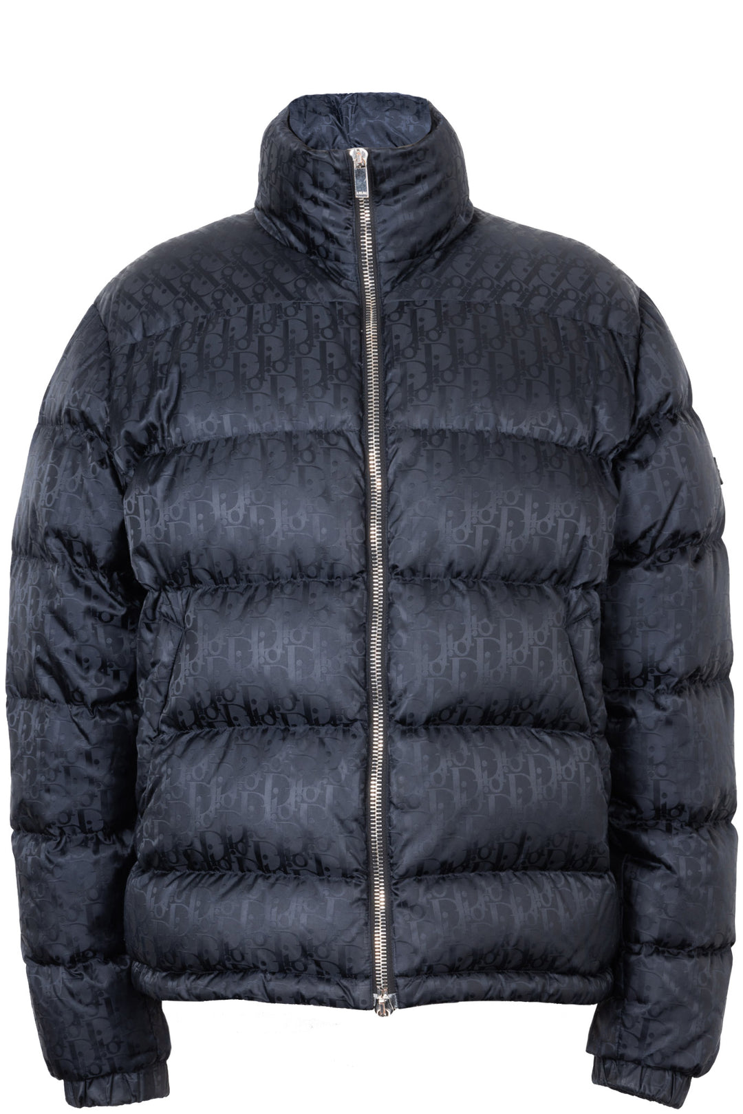 Schwarze Daunenjacke von Dior Oblique