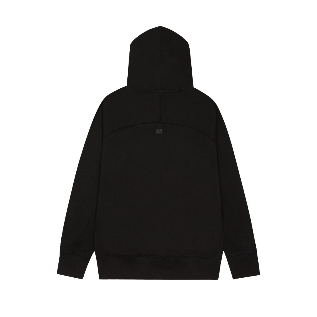 Veste Ami Paris Noir Cœur Noir