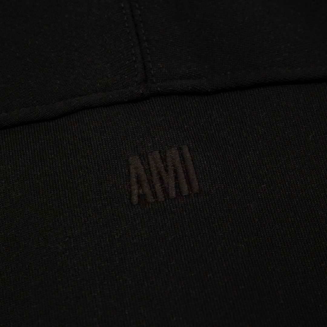 Veste Ami Paris Noir Cœur Noir