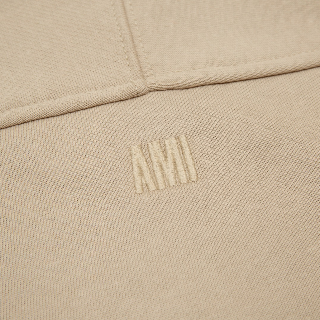 Veste Ami Paris Marron Cœur Marron