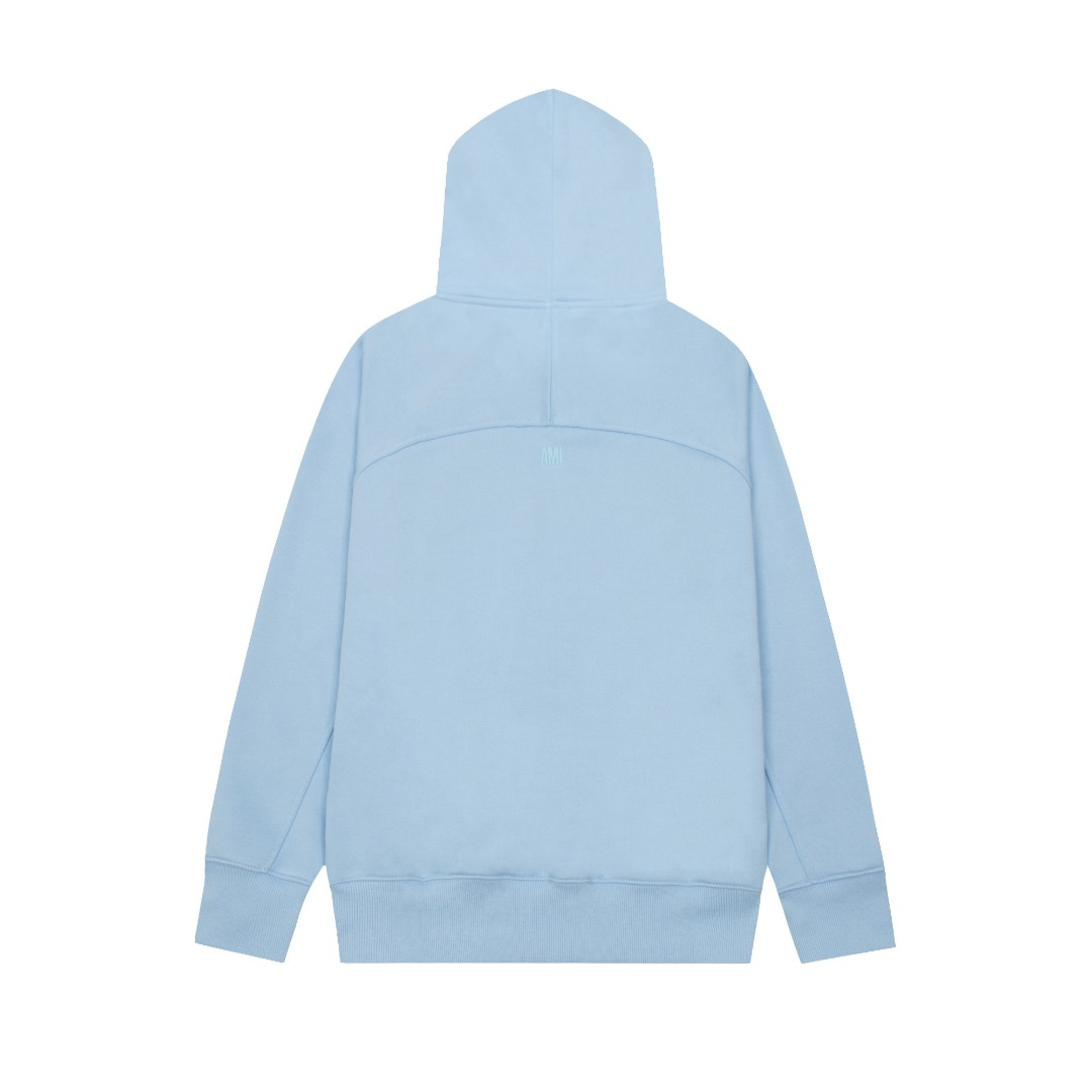 Veste Ami Paris Bleu Cœur Bleu