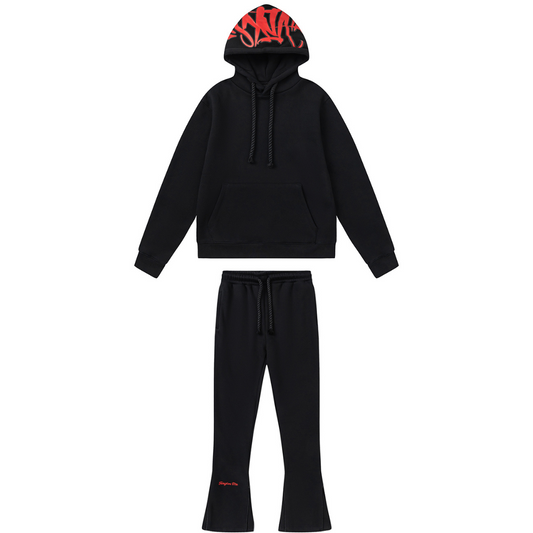 Syna World Schwarz-Roter Trainingsanzug