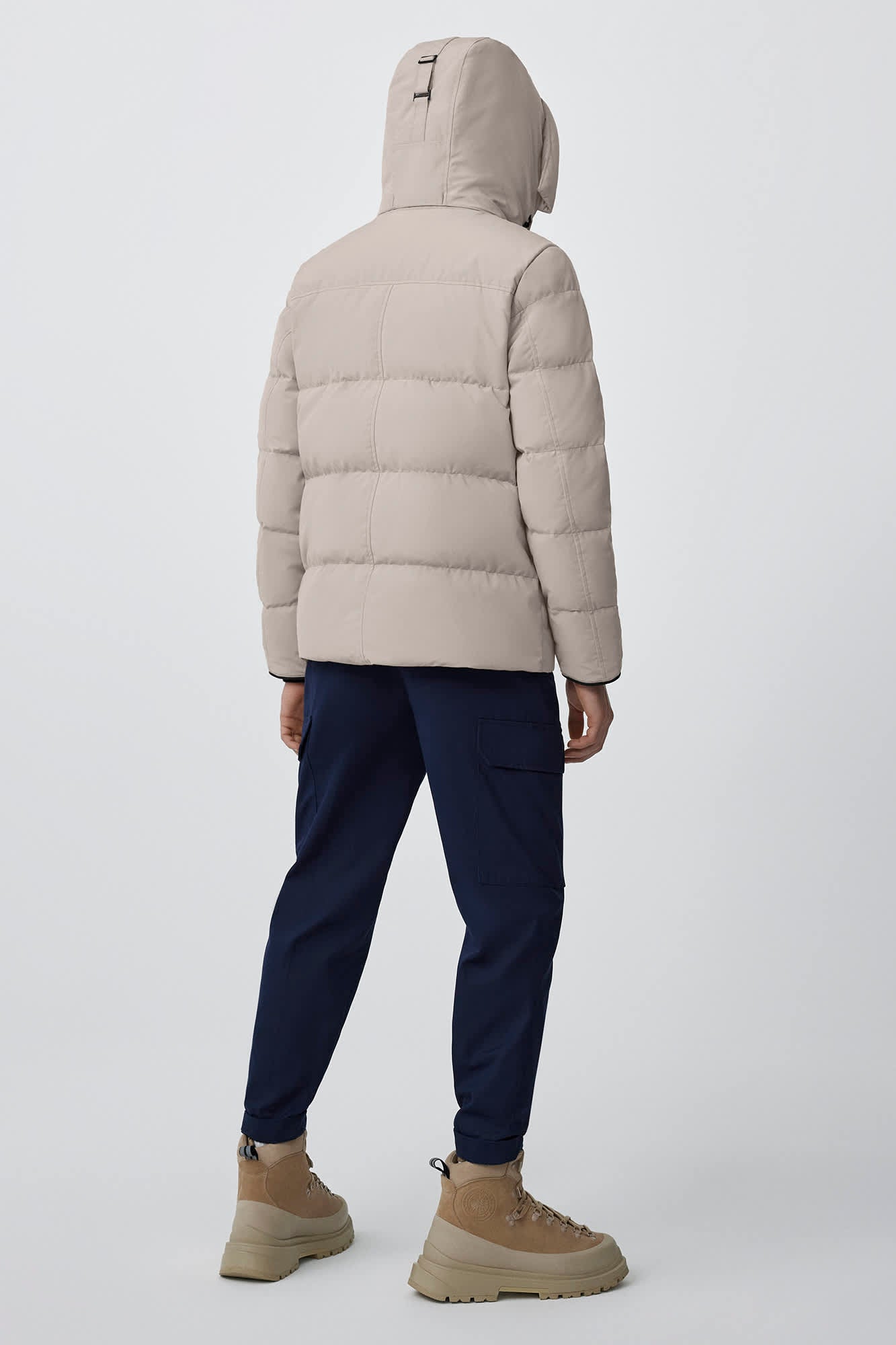 Canada Goose – Wyndham – Beigefarbener Classic Label-Parka