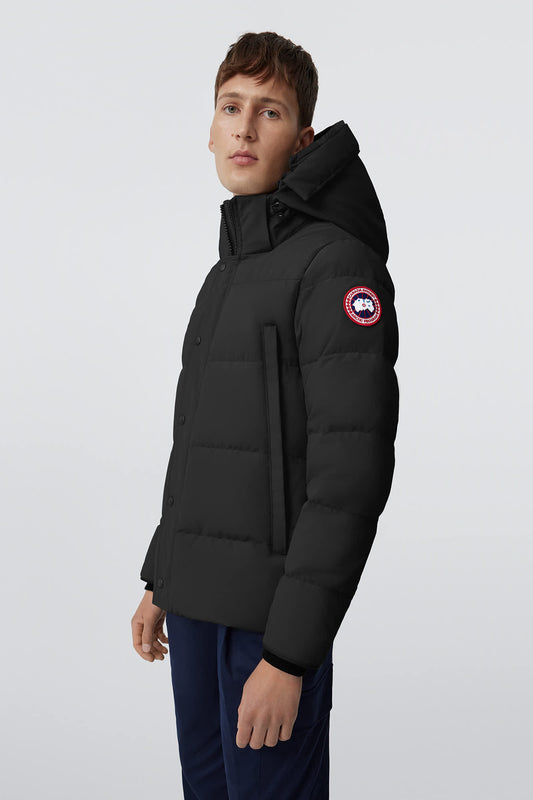 Canada Goose Parka Schwarz Wyndham Classic Label