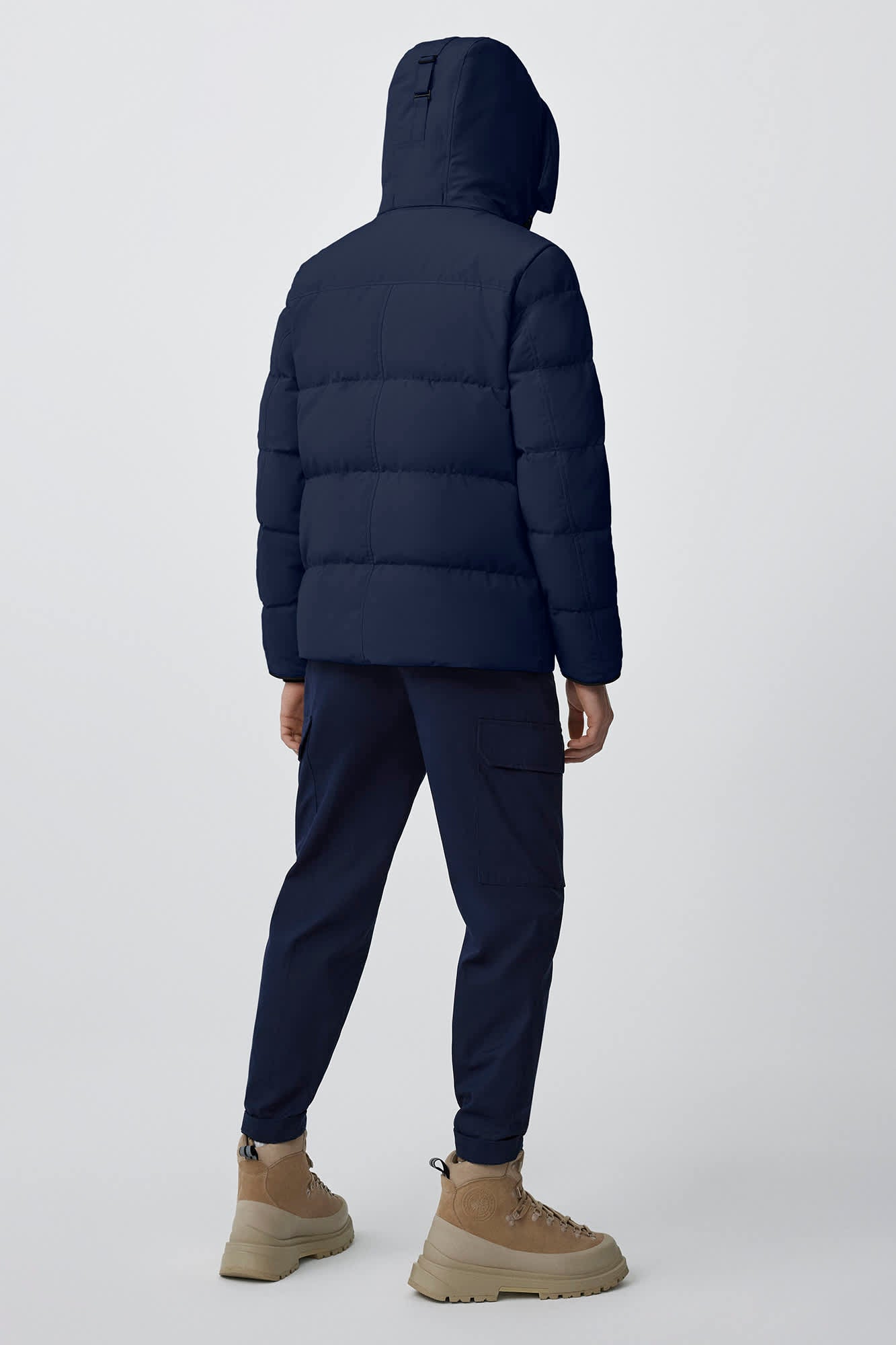 Canada Goose Wyndham – Marineblauer Classic Label-Parka