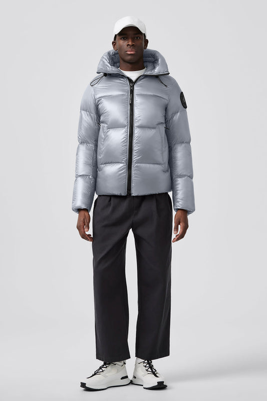 Silberne Crofton-Daunenjacke von Canada Goose