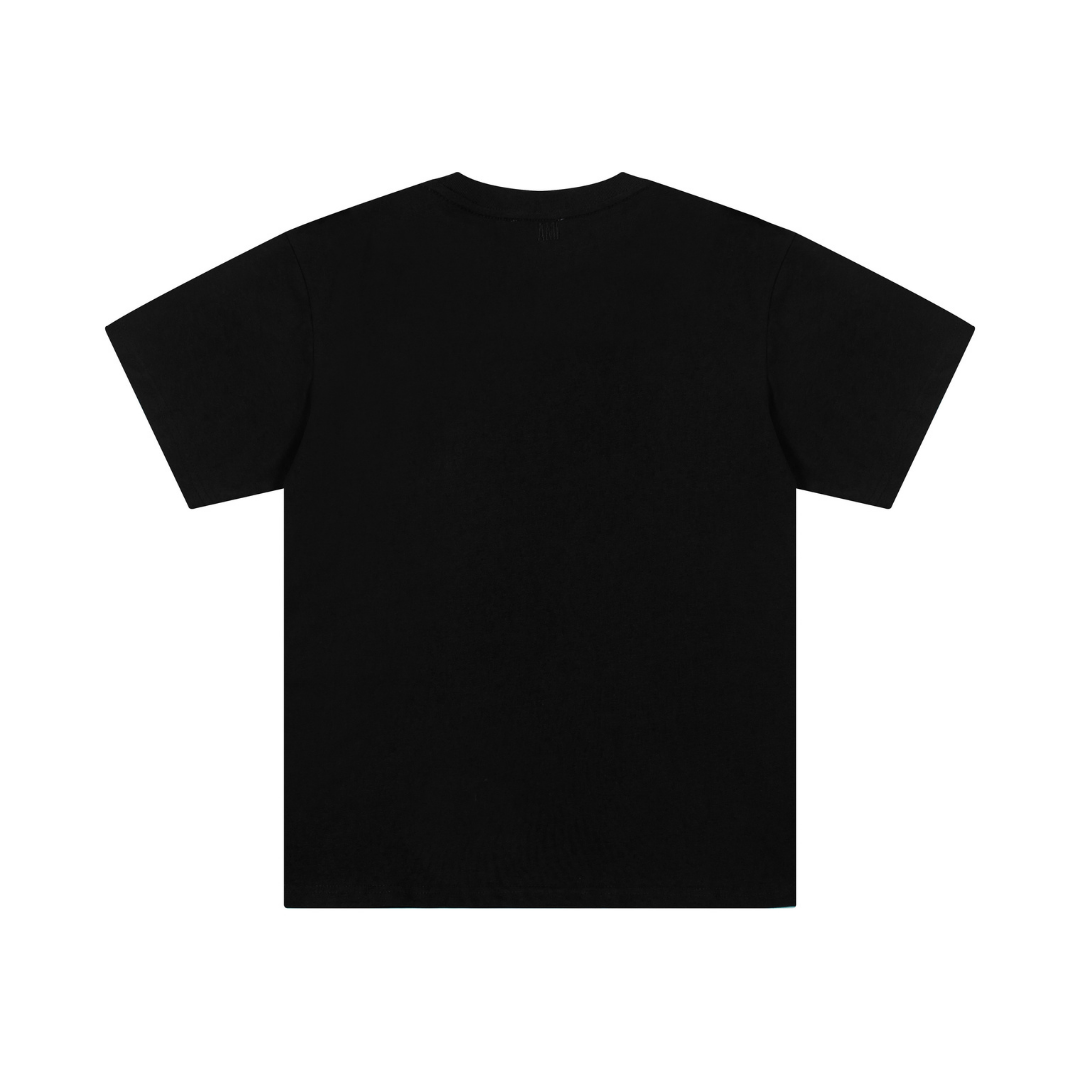 Little Paris – T-Shirt „Ami“ in Schwarz und Rot mit Herzmotiv