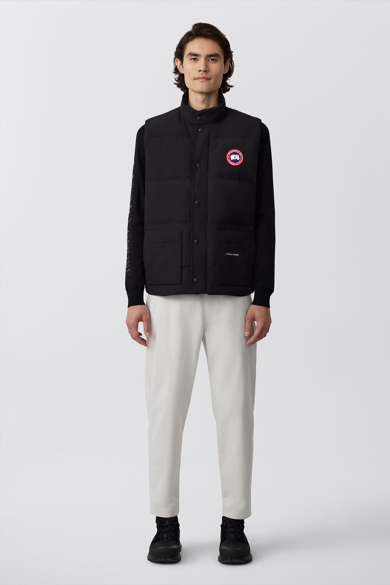 Canada Goose Freestyle Crew Weste Schwarz