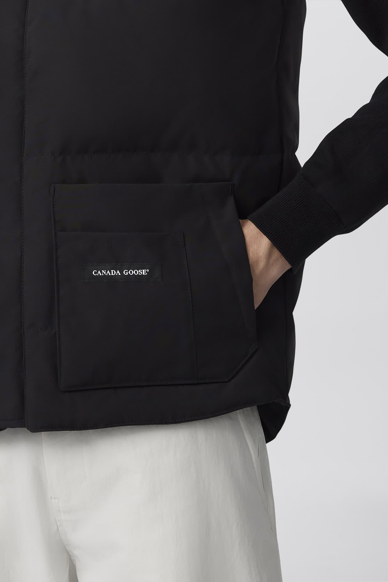 Canada Goose Freestyle Crew Weste Schwarz