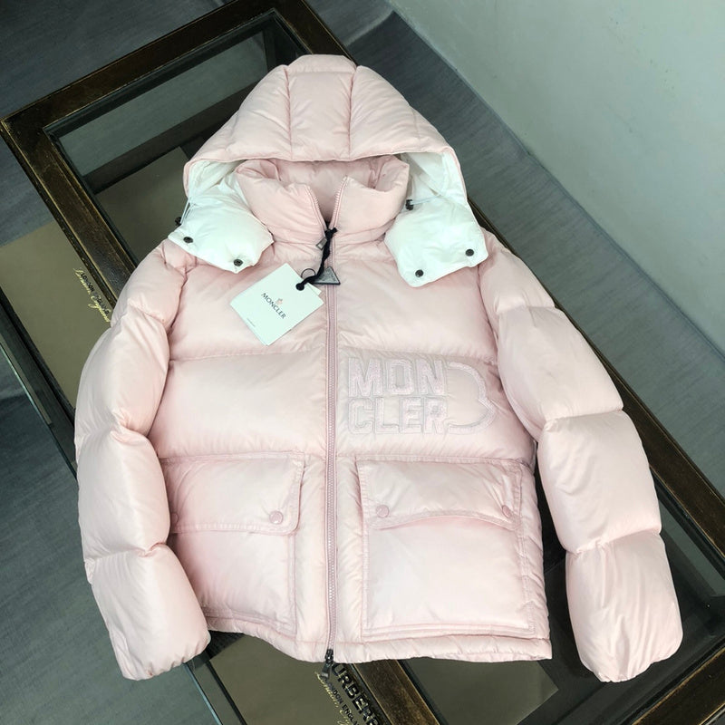 MONCLER Abbaye Steppdaunenjacke Hellrosa