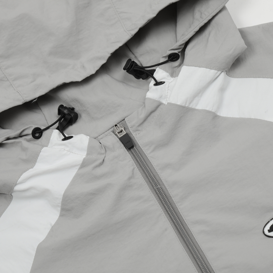 Corteiz Graue Windjacke