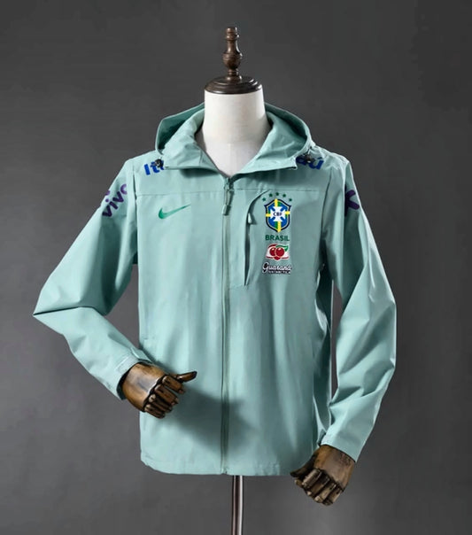 Veste Imperméable du Brésil Verte
