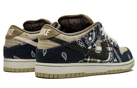 Nike x Travis Scott SB Dunk Low Jackboys Blau Khaki