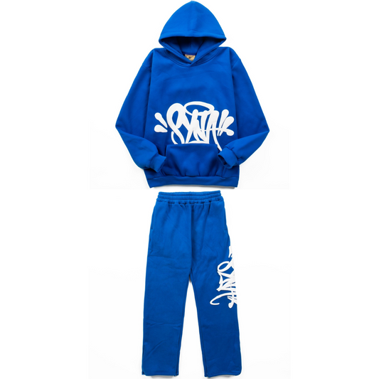 Syna World Trainingsanzug in Blau mit Monogramm