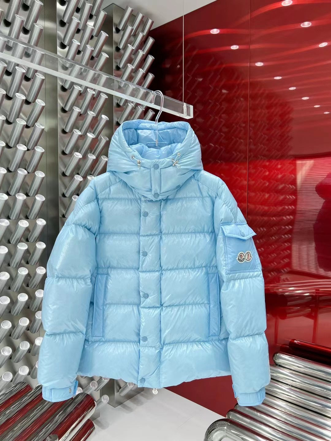 Moncler Maya 70e anniversaire édition spéciale Bleu Claire