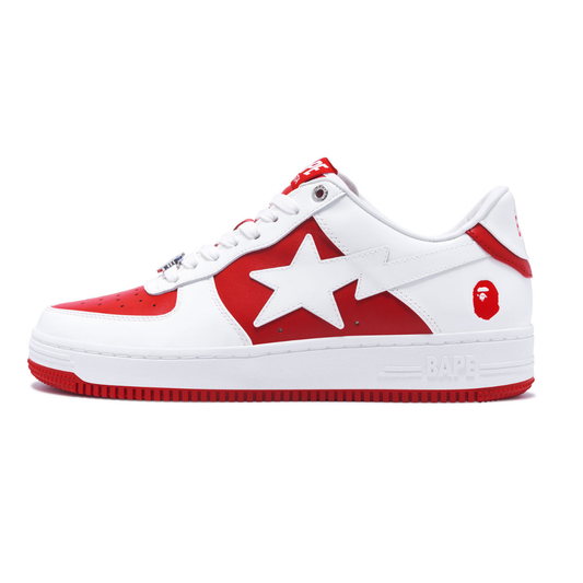 Bape Bapesta Weiß Rot