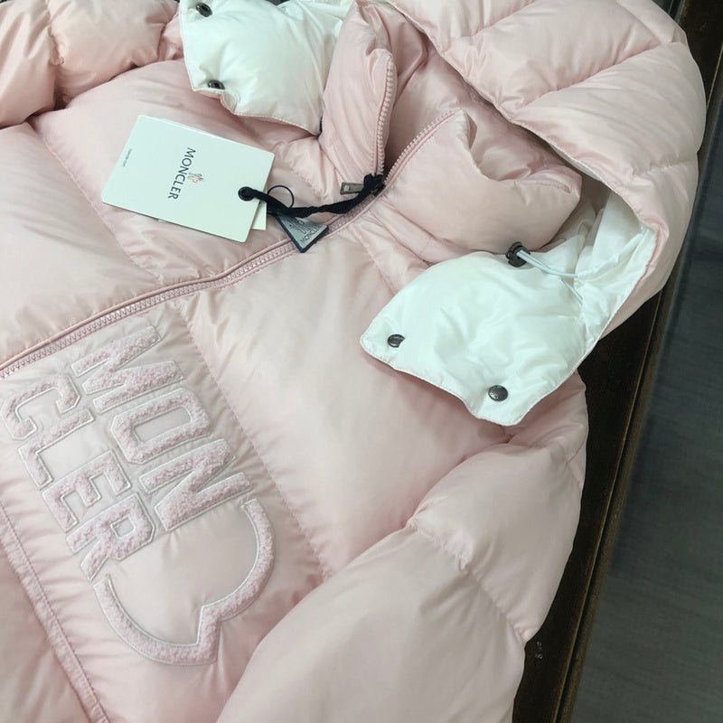 MONCLER Abbaye Steppdaunenjacke Hellrosa