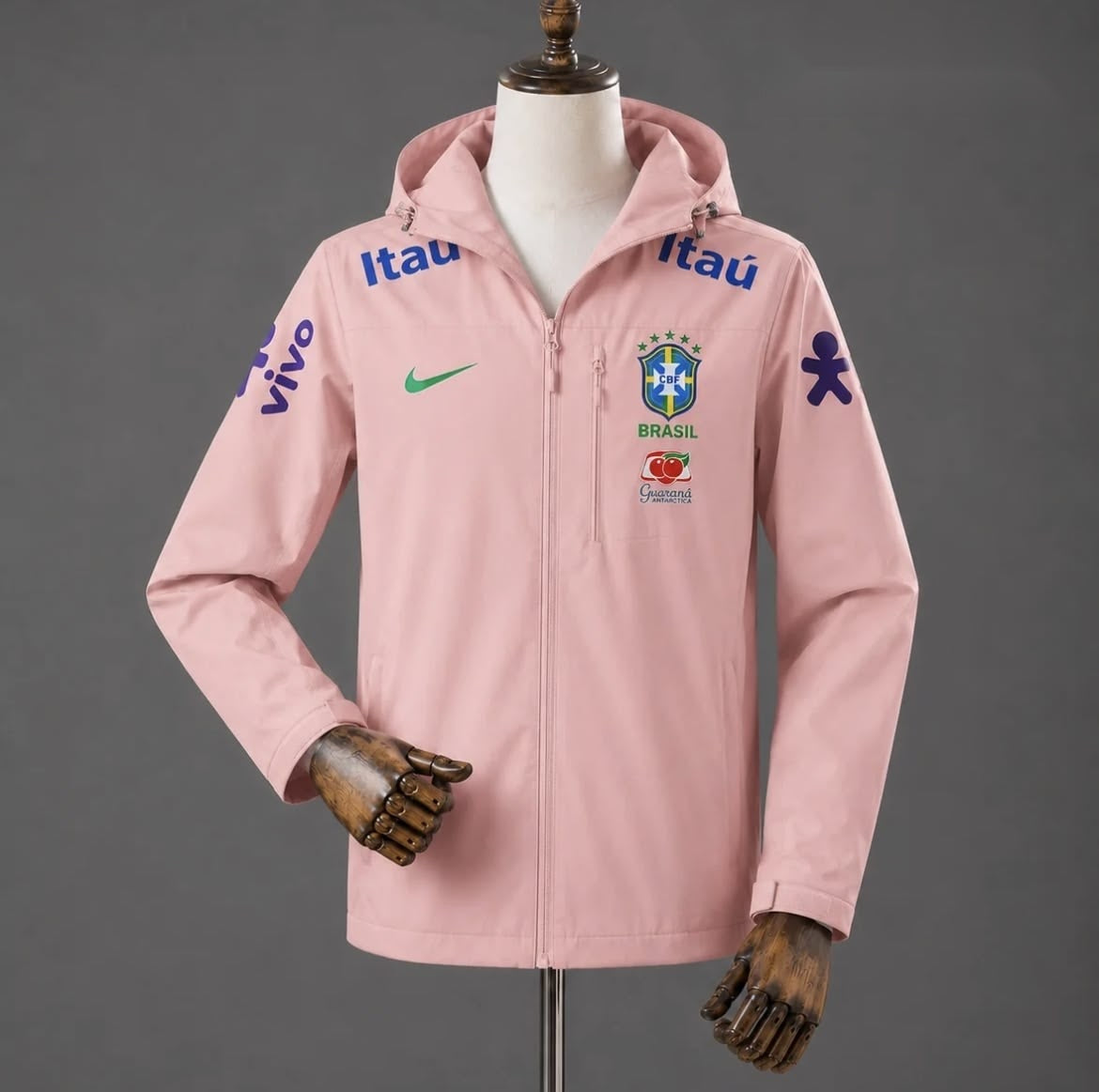 Veste Imperméable du Brésil Rose