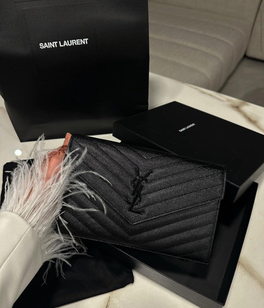 Yves Saint Laurent Schwarze Tasche