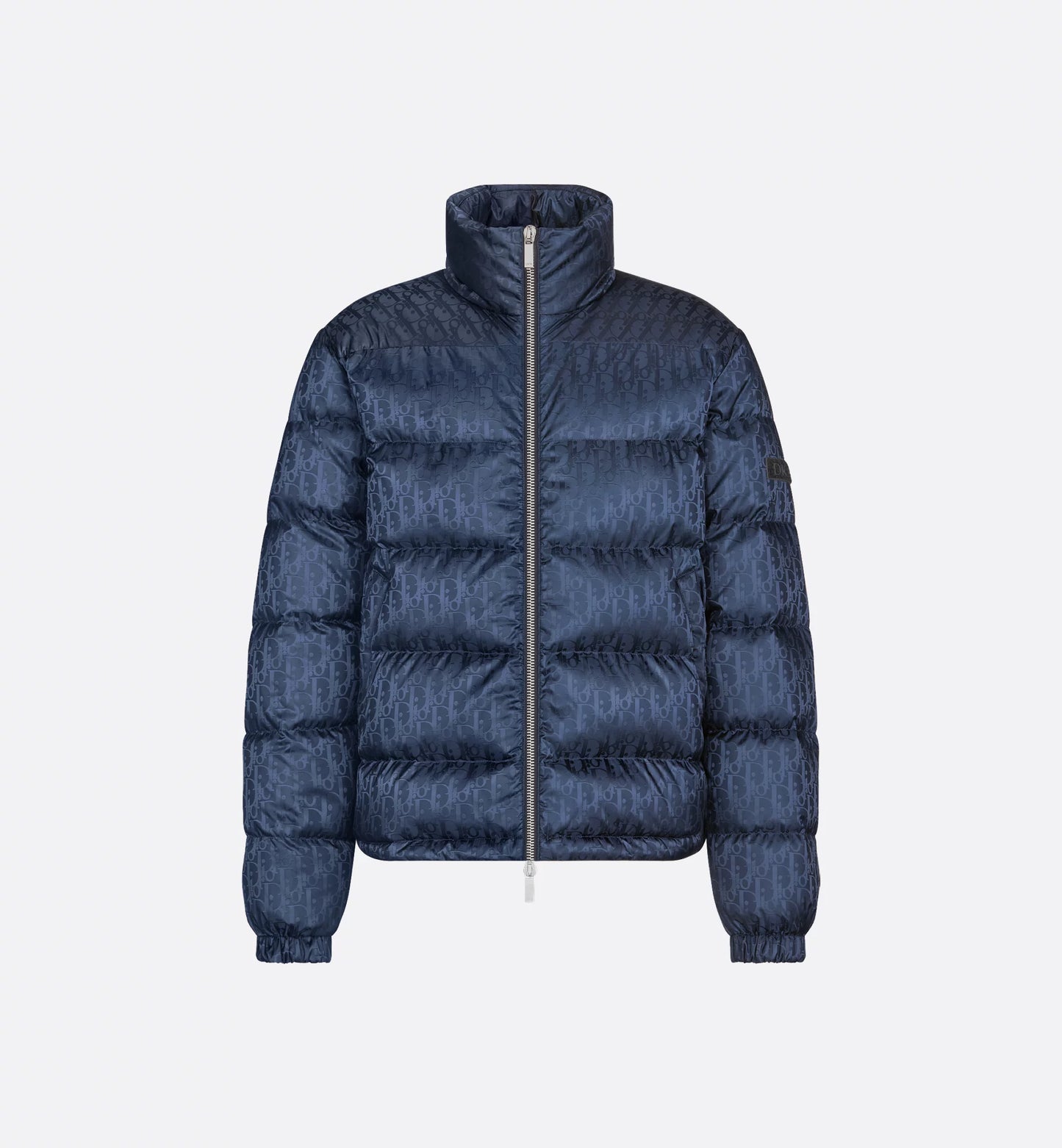 Marineblaue Daunenjacke „Dior Oblique“