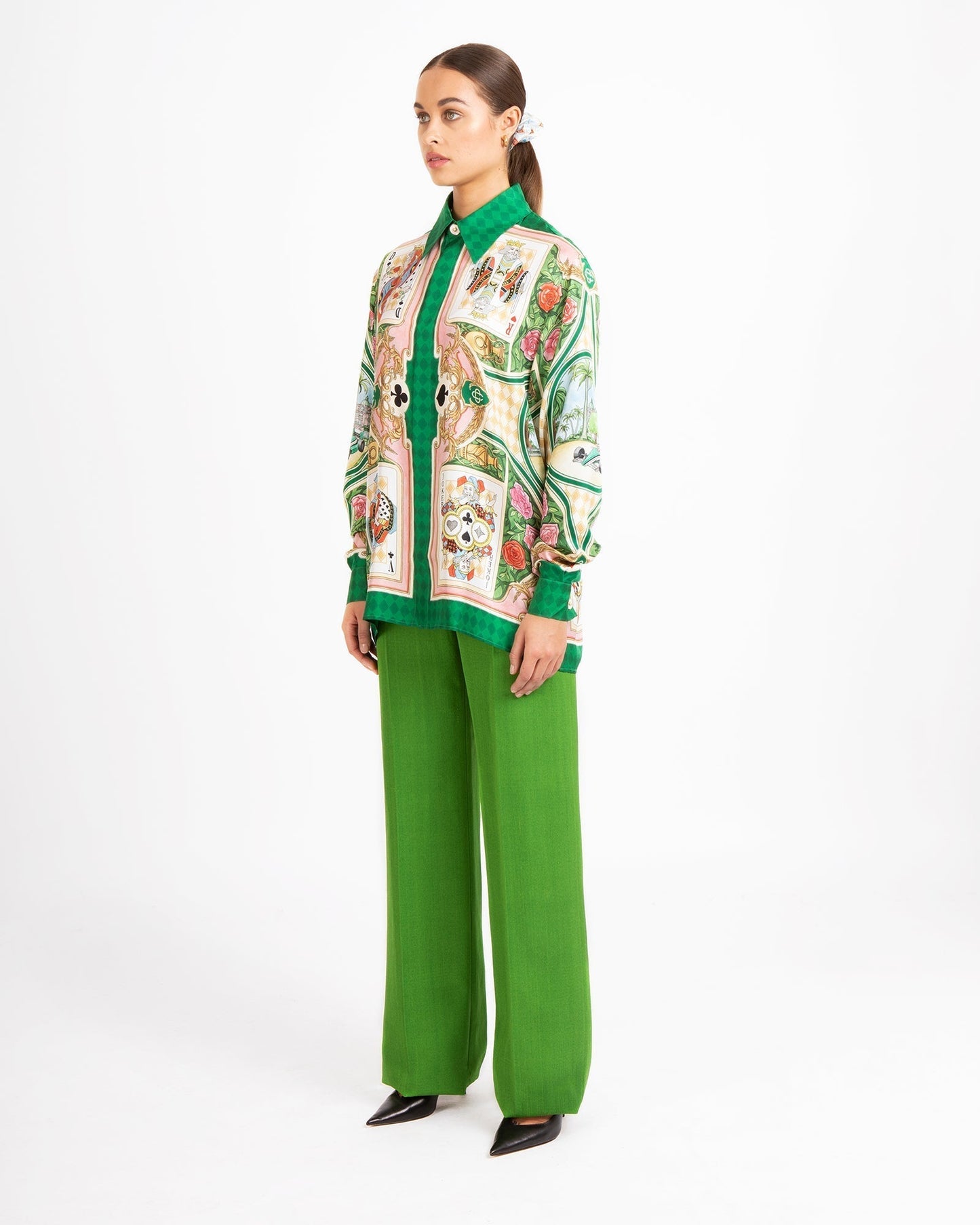 Le Jardin Des Cartes Silk Shirt