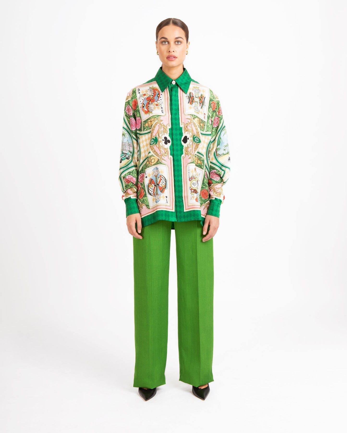 Le Jardin Des Cartes Silk Shirt
