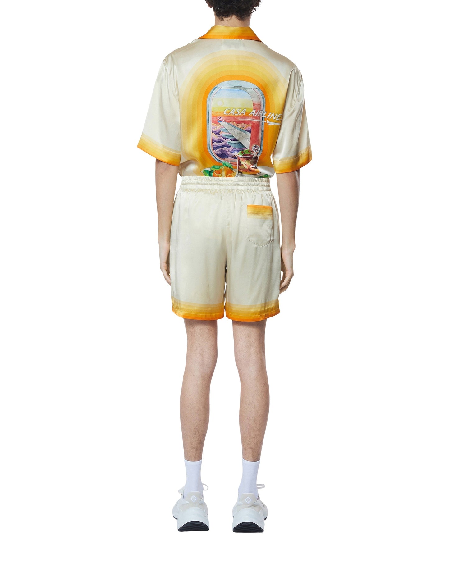 Panoramique Silk Satin Shorts