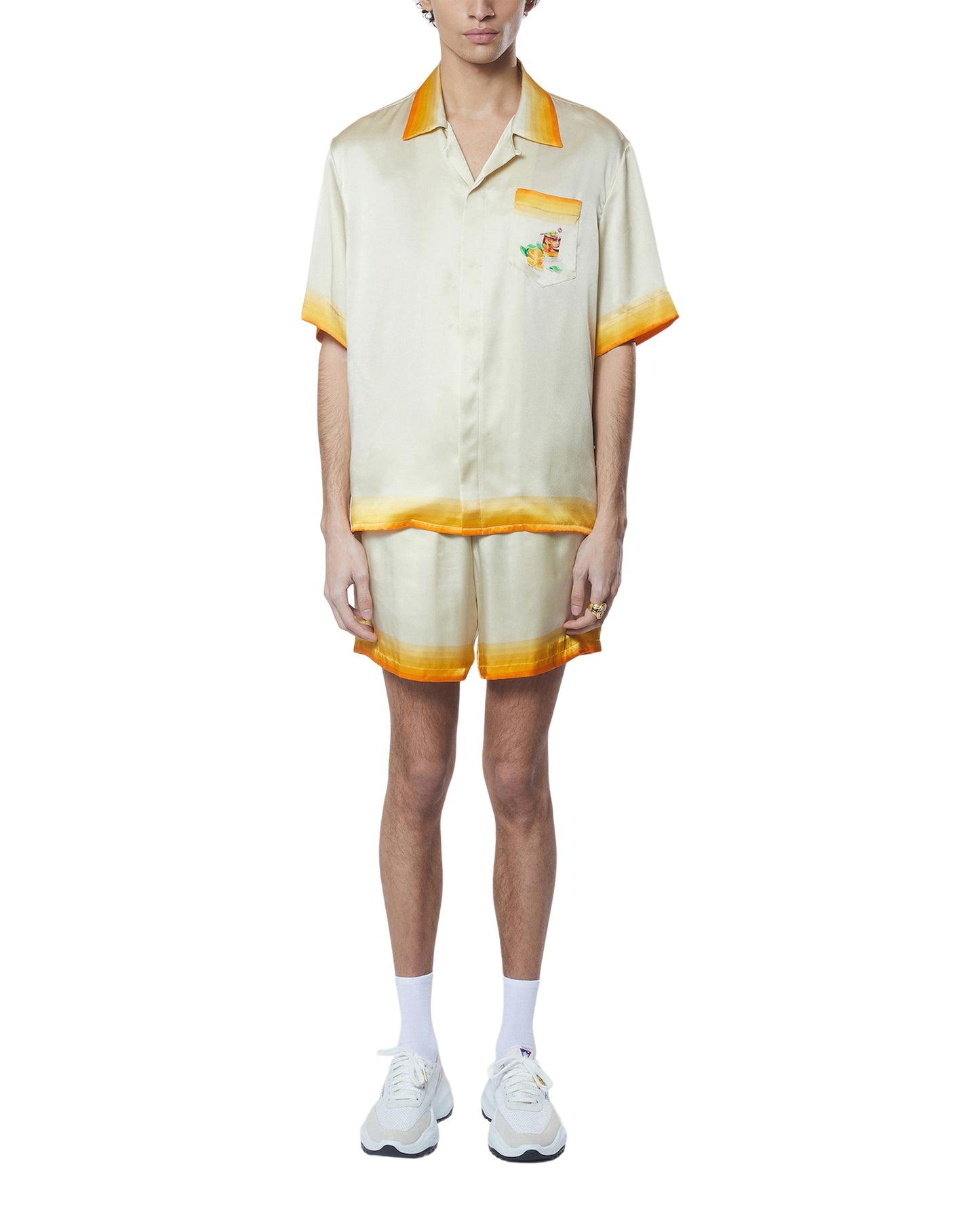 Panoramique Silk Satin Shorts