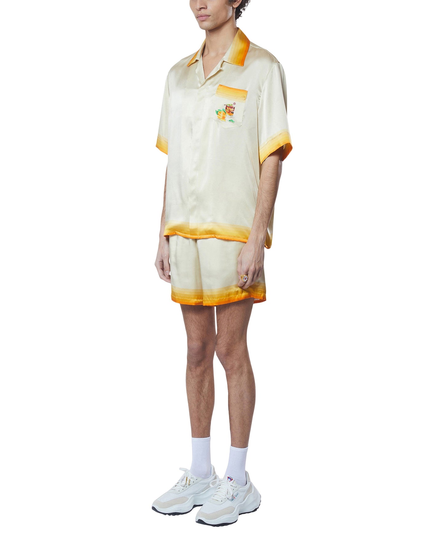 Panoramique Silk Satin Shorts