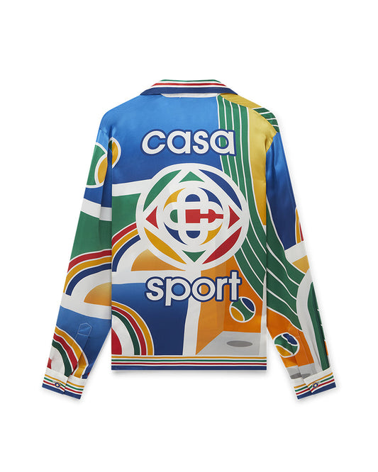 Sport Grid Silk Shirt