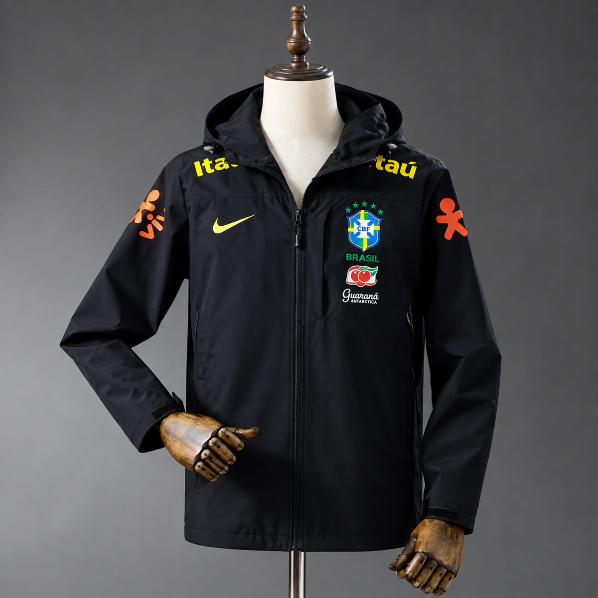Veste Imperméable du Brésil Noire