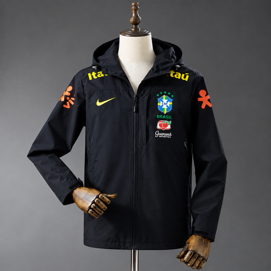Veste Imperméable du Brésil Noire