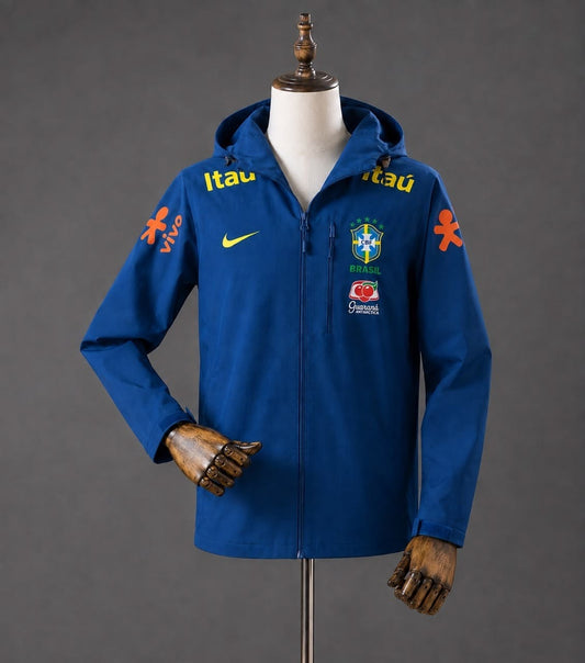 Veste Imperméable du Brésil Bleue