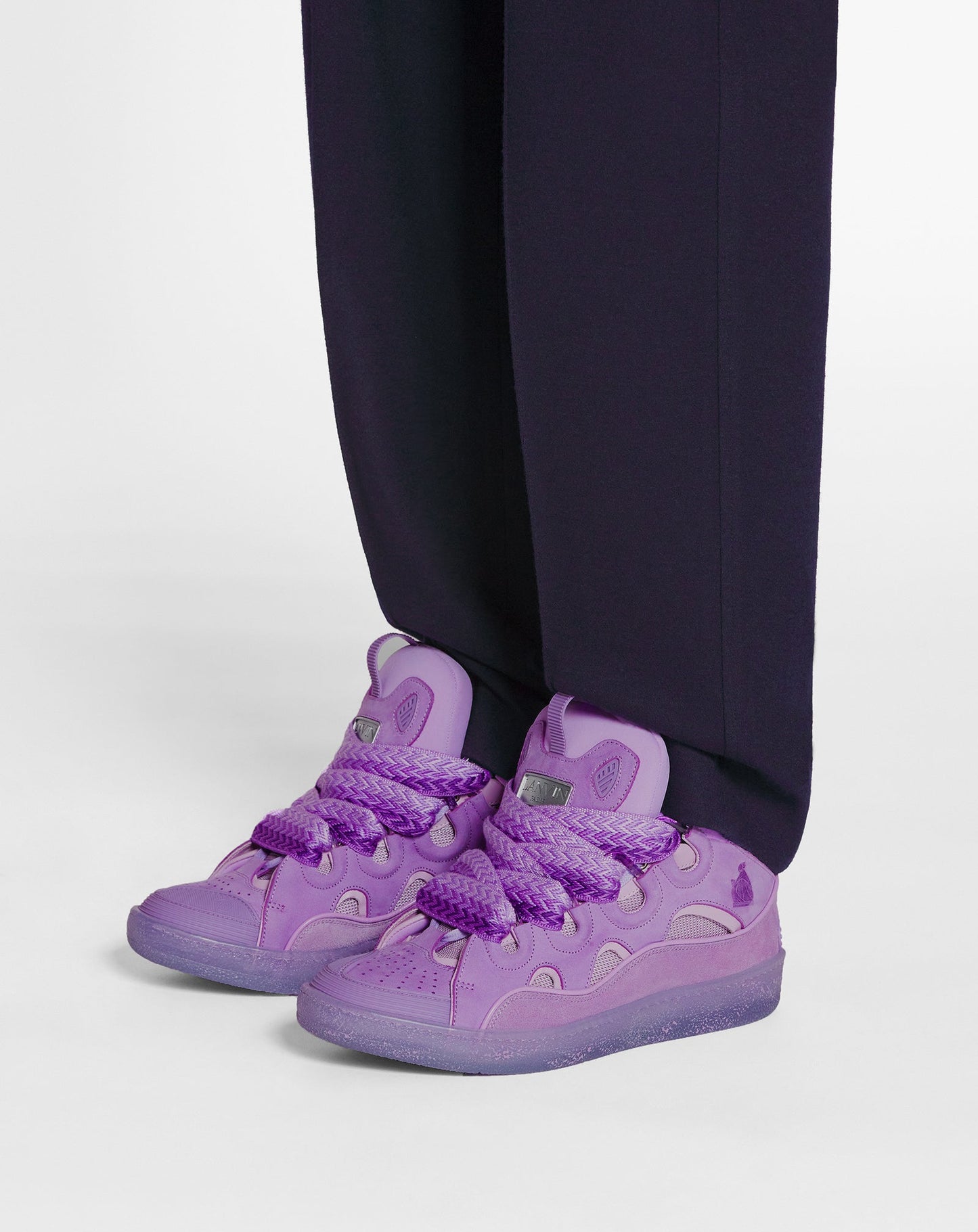 Lila Turnschuhe von Lanvin