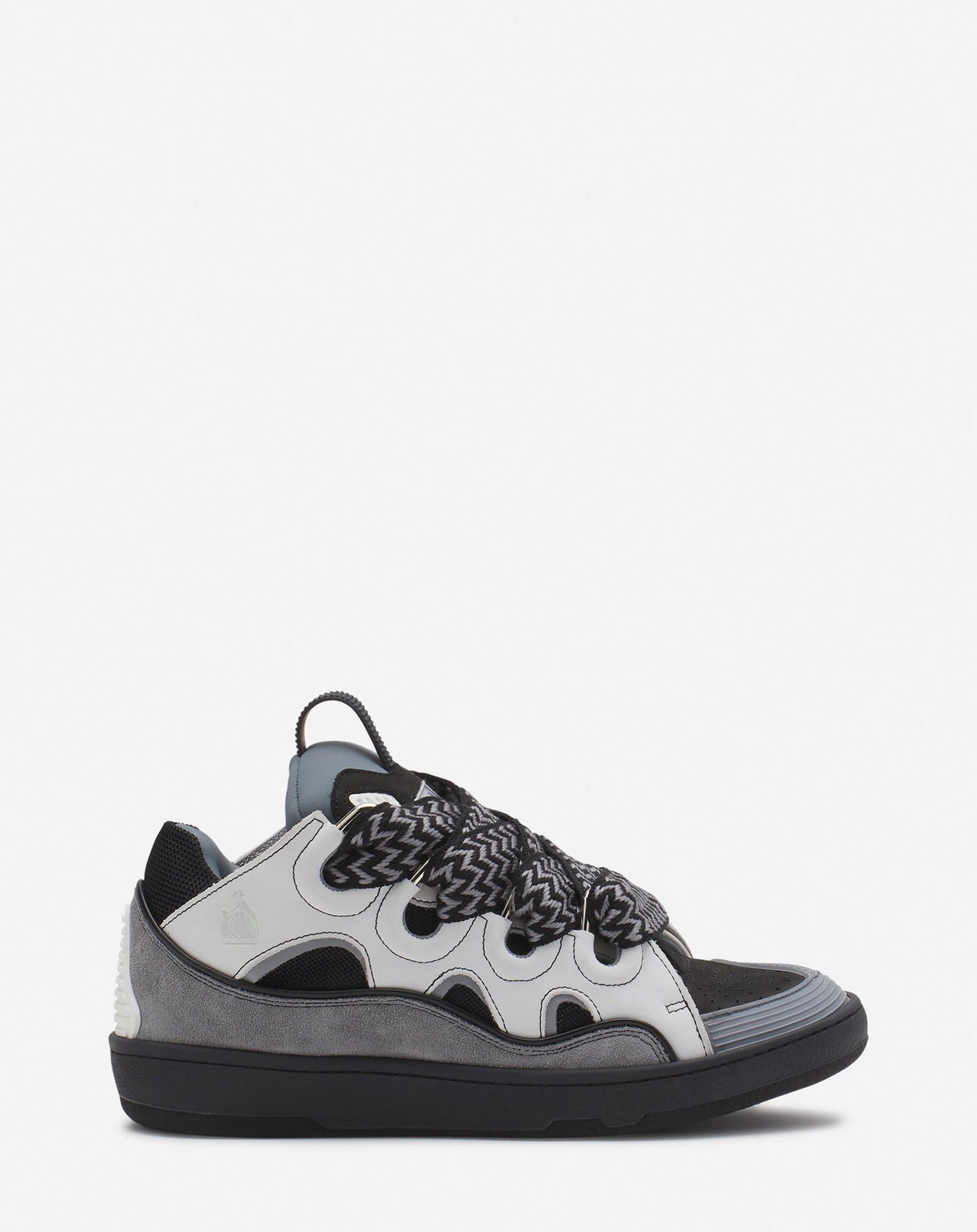 Lanvin Schwarz-Graue Turnschuhe
