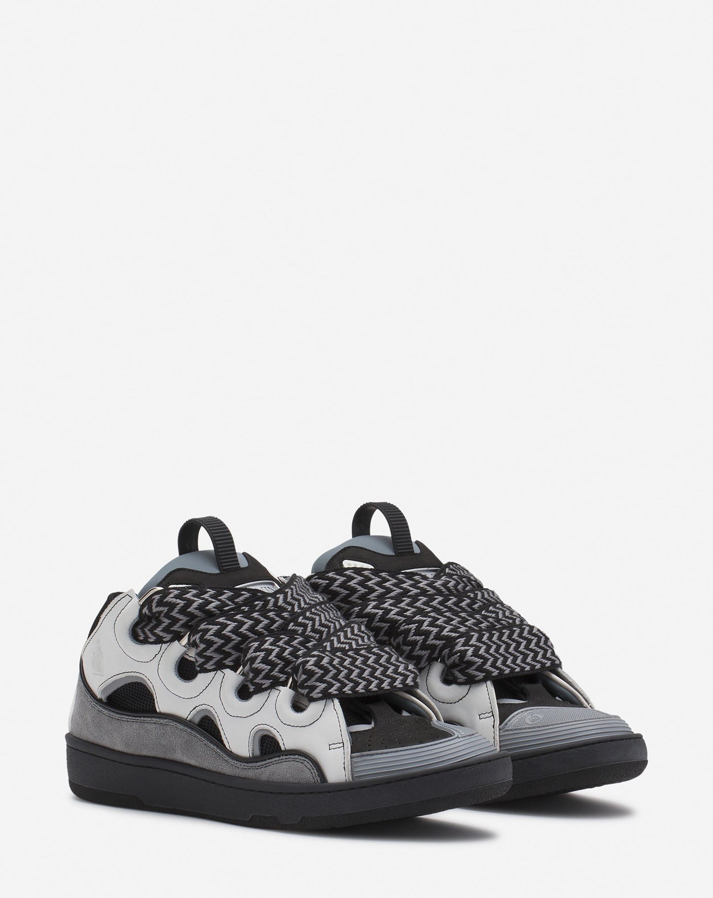 Lanvin Schwarz-Graue Turnschuhe