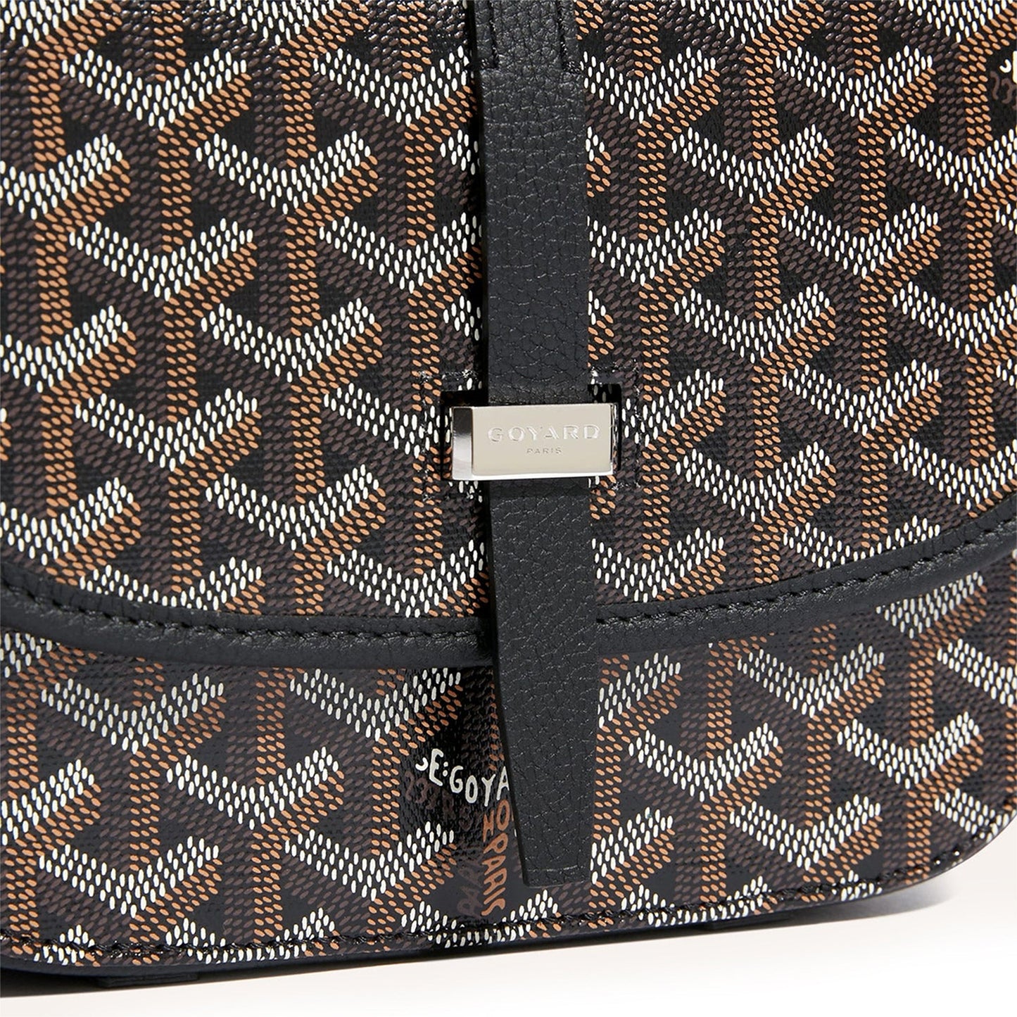 Goyard Belvedere II Schwarze PM-Umhängetasche 